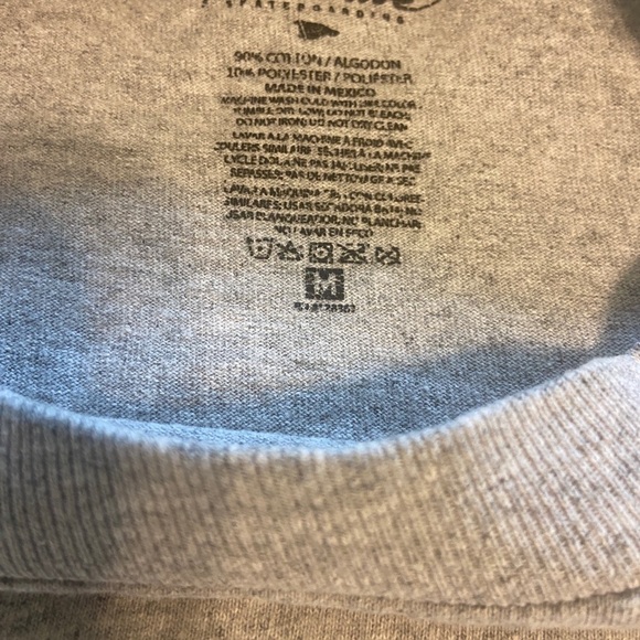 Primitive Gray Short Sleeve Tee Casual Streetwear - Picture 4 of 4